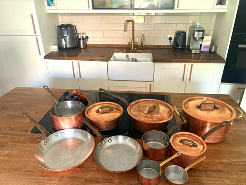 Piece mauviel copper pan - 10,