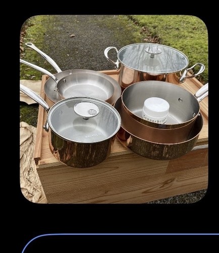 Mauviel 1830 copper pans set - 1830,